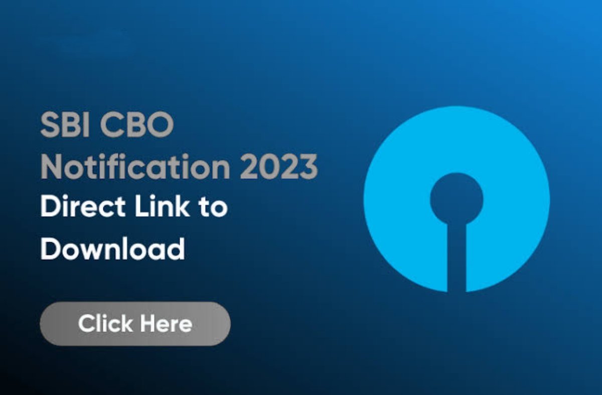 SBI CBO Notification 2023