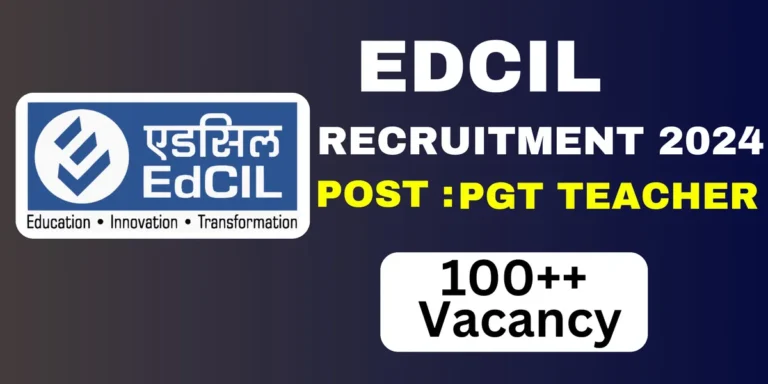 EDCIL Recruitment 2024