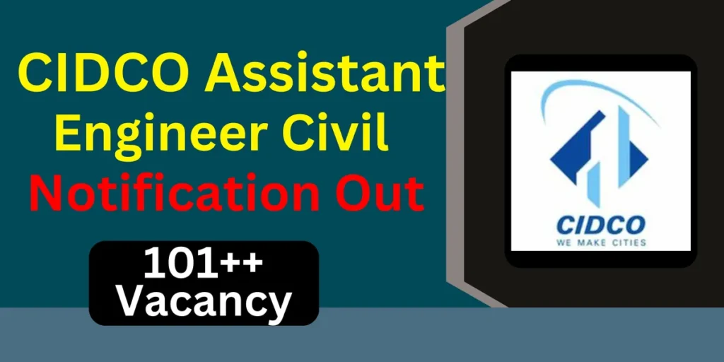CIDCO Assistant Engineer Civil Recruitment 2024
