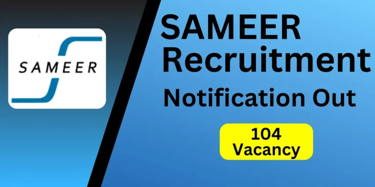SAMEER Recruitment 2024